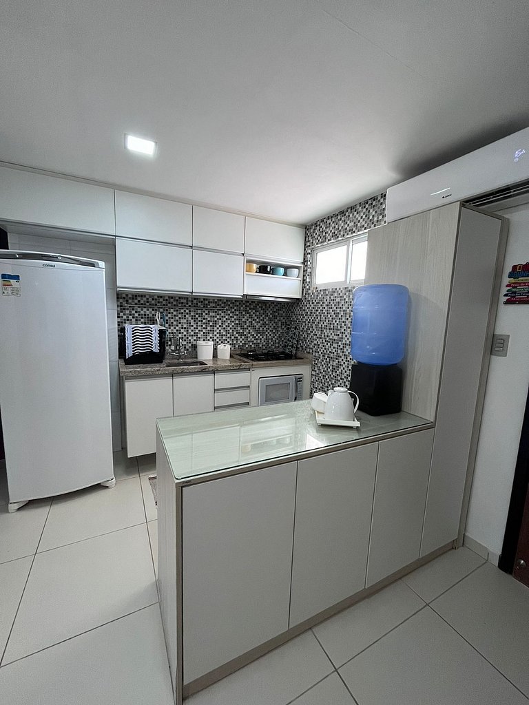 Porto Plaza 102 - Flat premium na Praia do Cupe