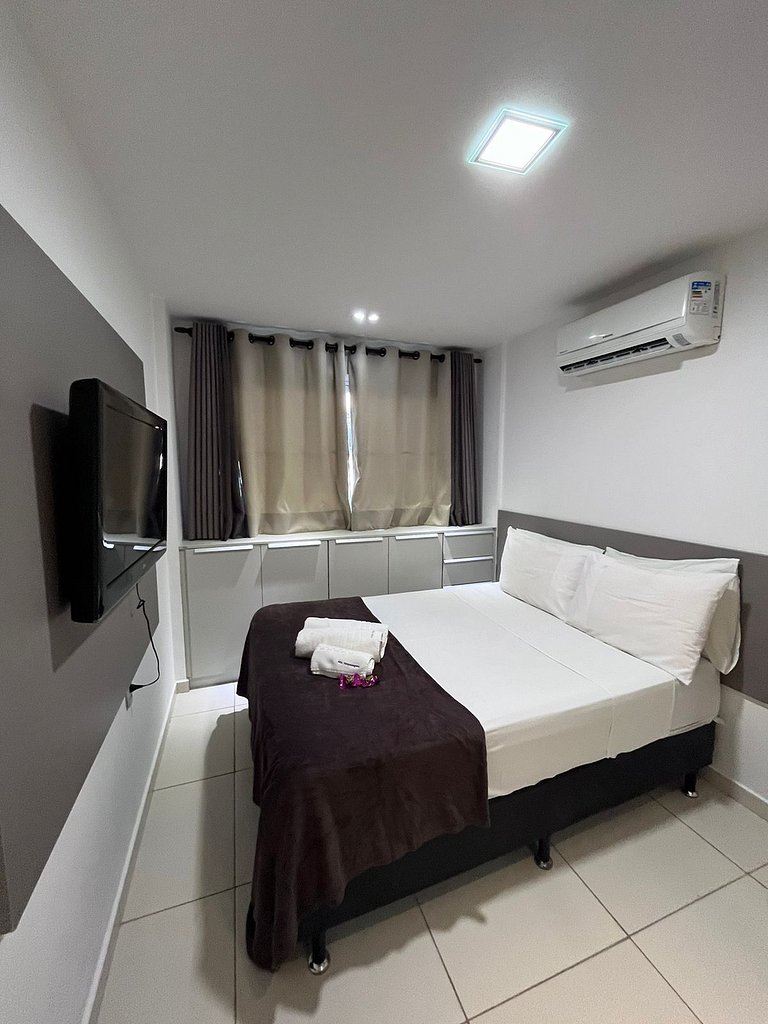 Porto Plaza 102 - Flat premium na Praia do Cupe