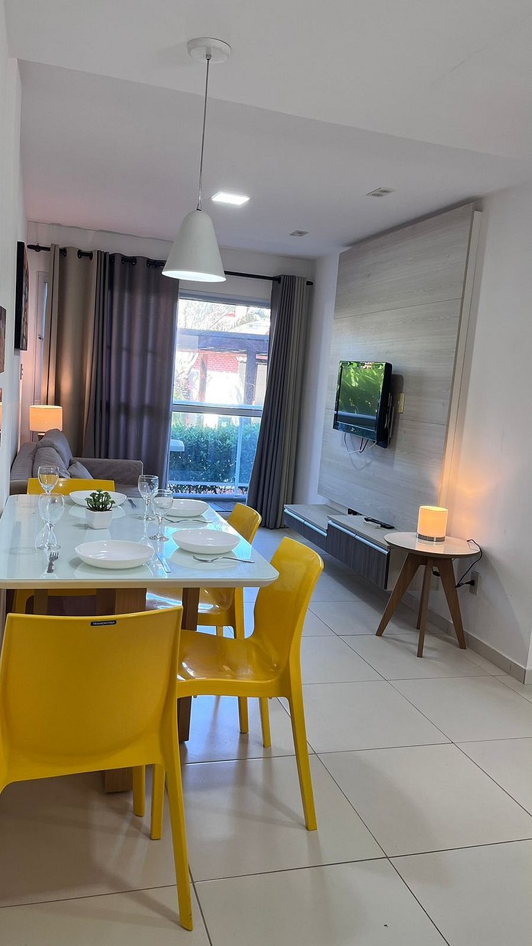 Porto Plaza 102 - Flat premium na Praia do Cupe