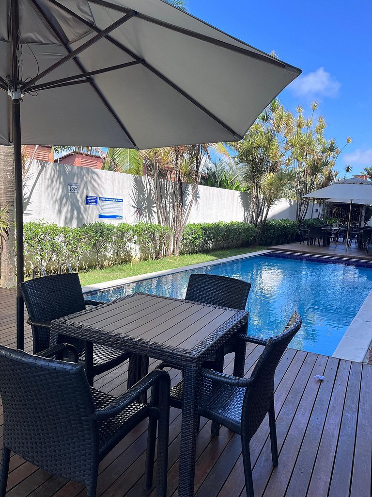 Porto Plaza 102 - Flat premium na Praia do Cupe