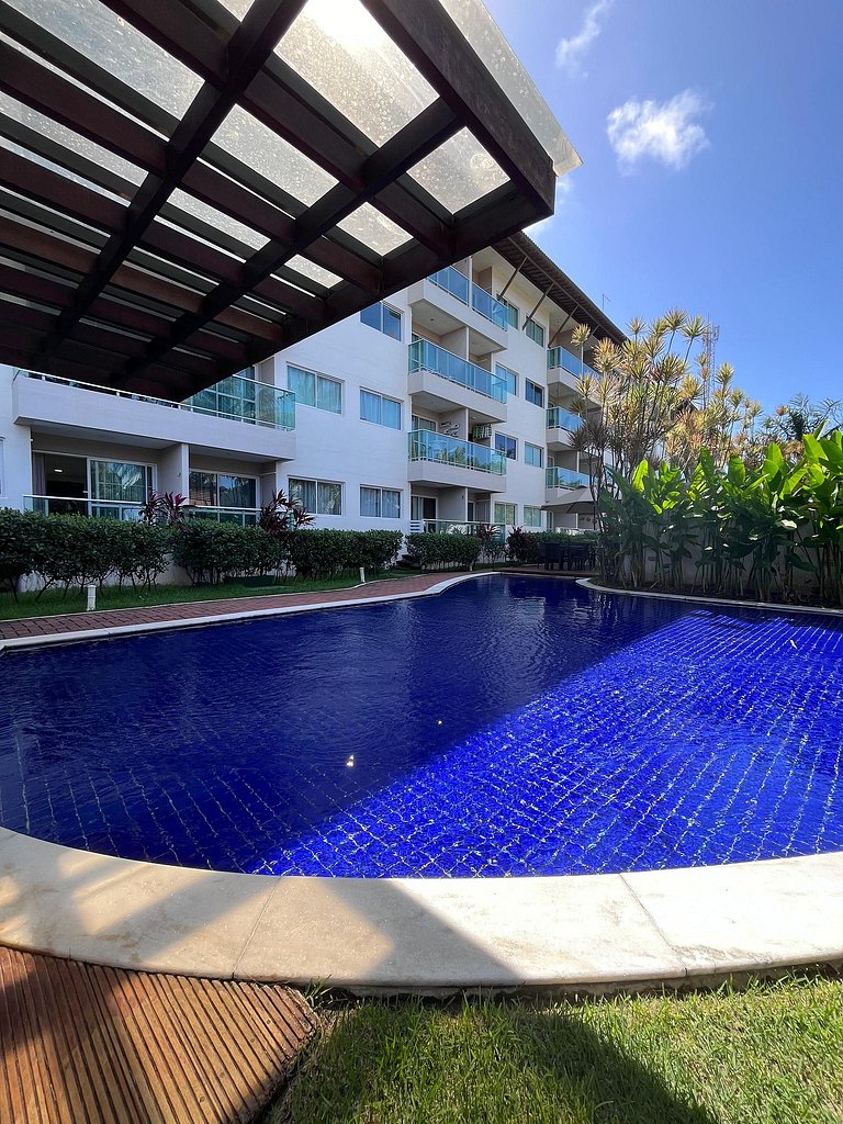 Porto Plaza 102 - Flat premium na Praia do Cupe