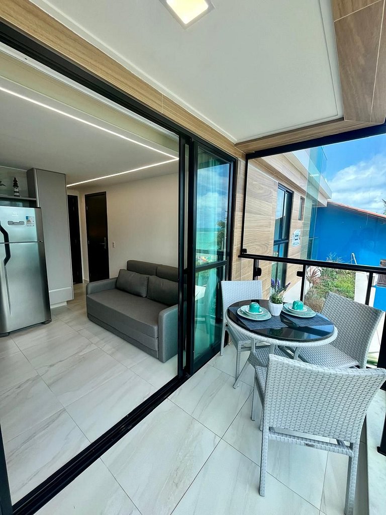 Makadamia prime 107 - Flat na beira-mar de Porto de Galinhas