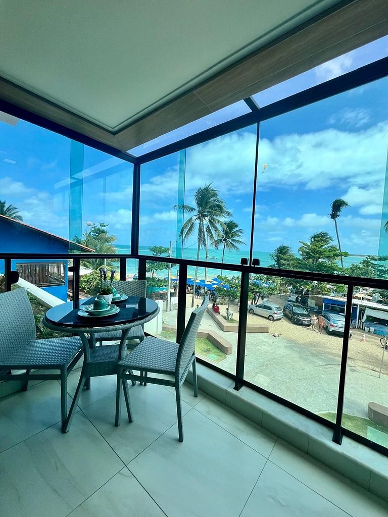 Makadamia prime 107 - Flat na beira-mar de Porto de Galinhas