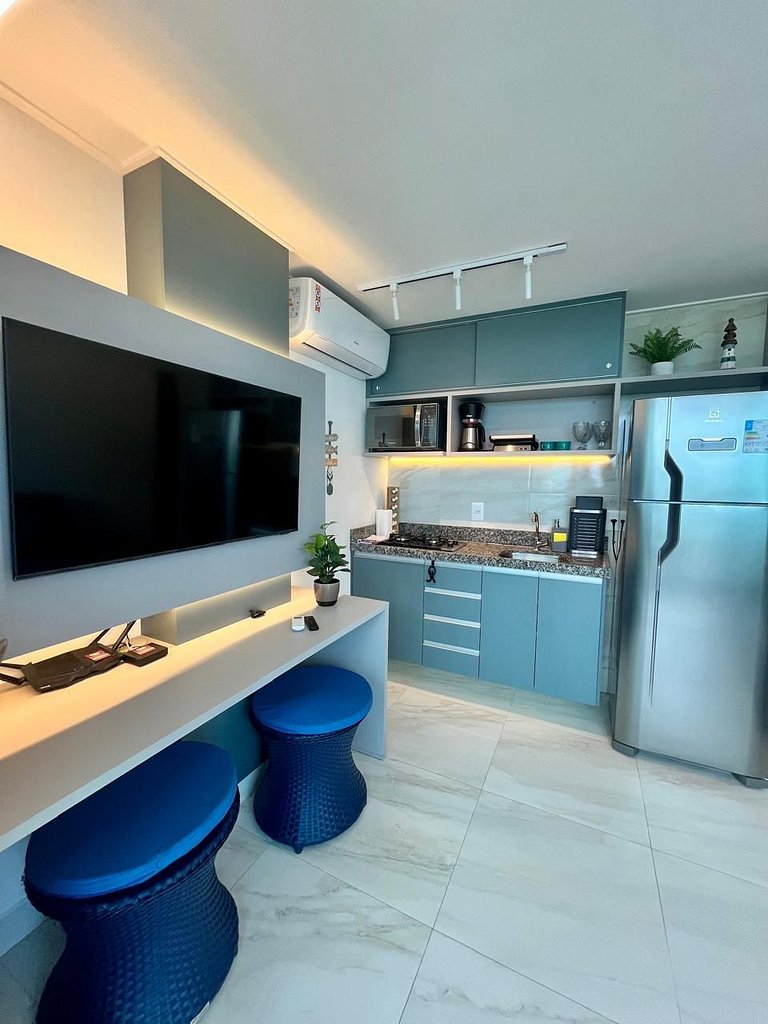 Makadamia prime 107 - Flat na beira-mar de Porto de Galinhas