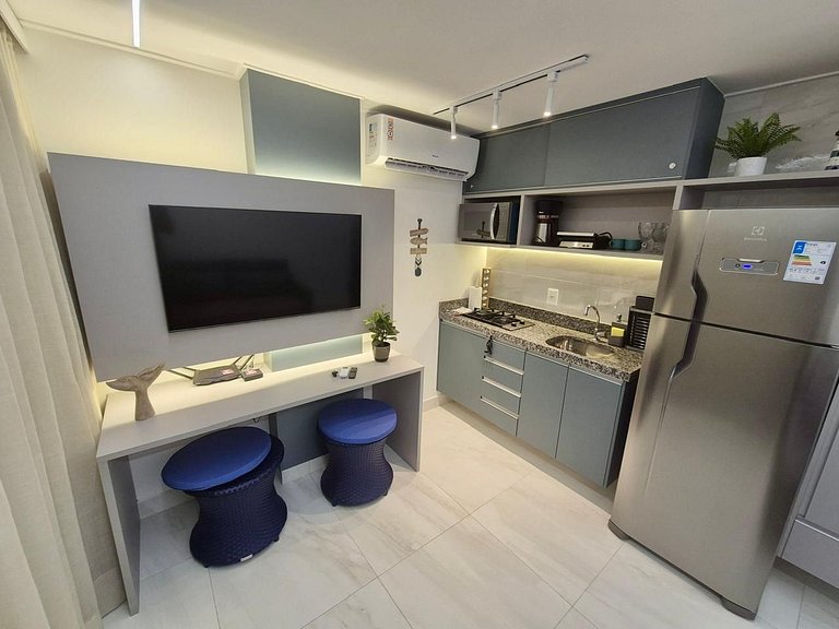 Makadamia prime 107 - Flat na beira-mar de Porto de Galinhas
