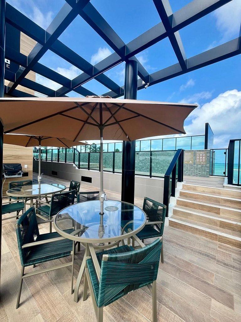 Makadamia prime 107 - Flat na beira-mar de Porto de Galinhas