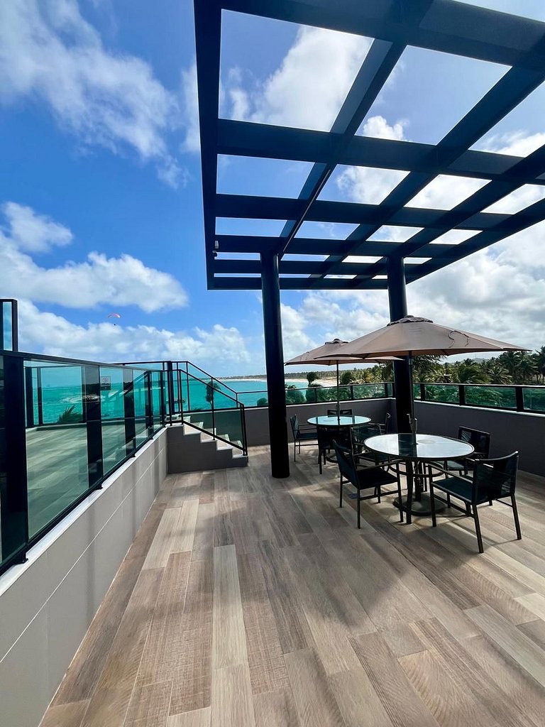 Makadamia prime 107 - Flat na beira-mar de Porto de Galinhas