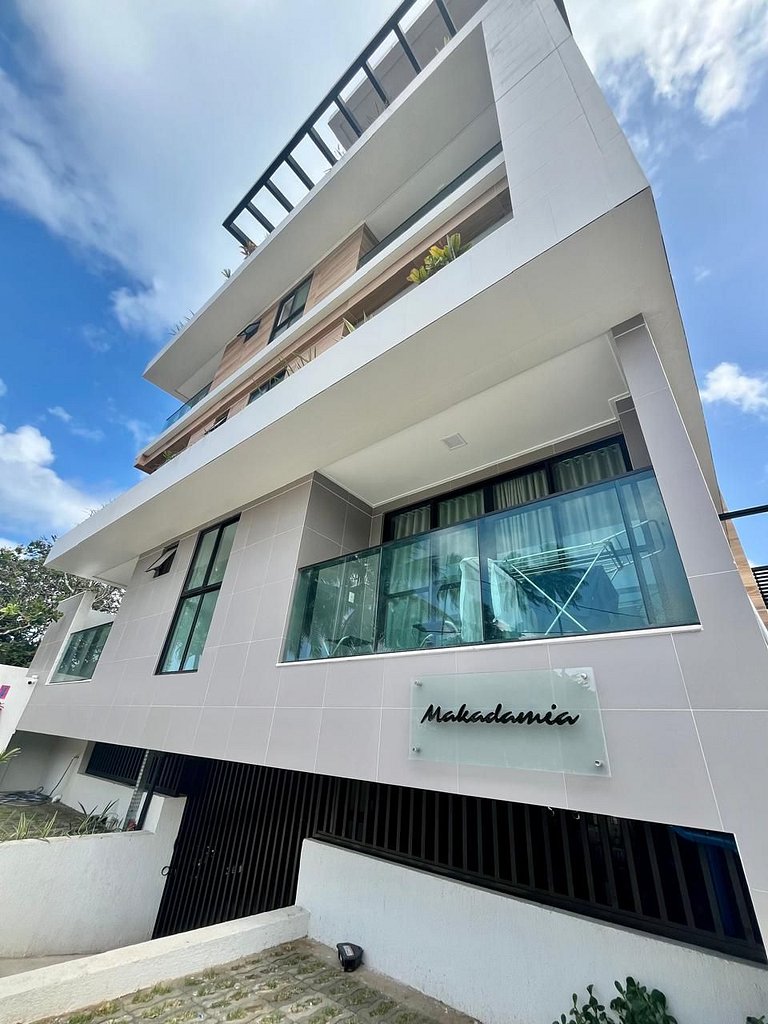 Makadamia prime 107 - Flat na beira-mar de Porto de Galinhas
