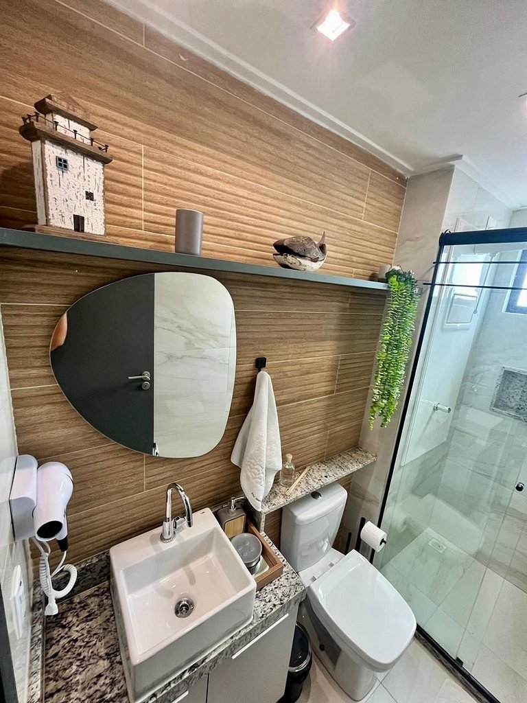 Makadamia prime 107 - Flat na beira-mar de Porto de Galinhas
