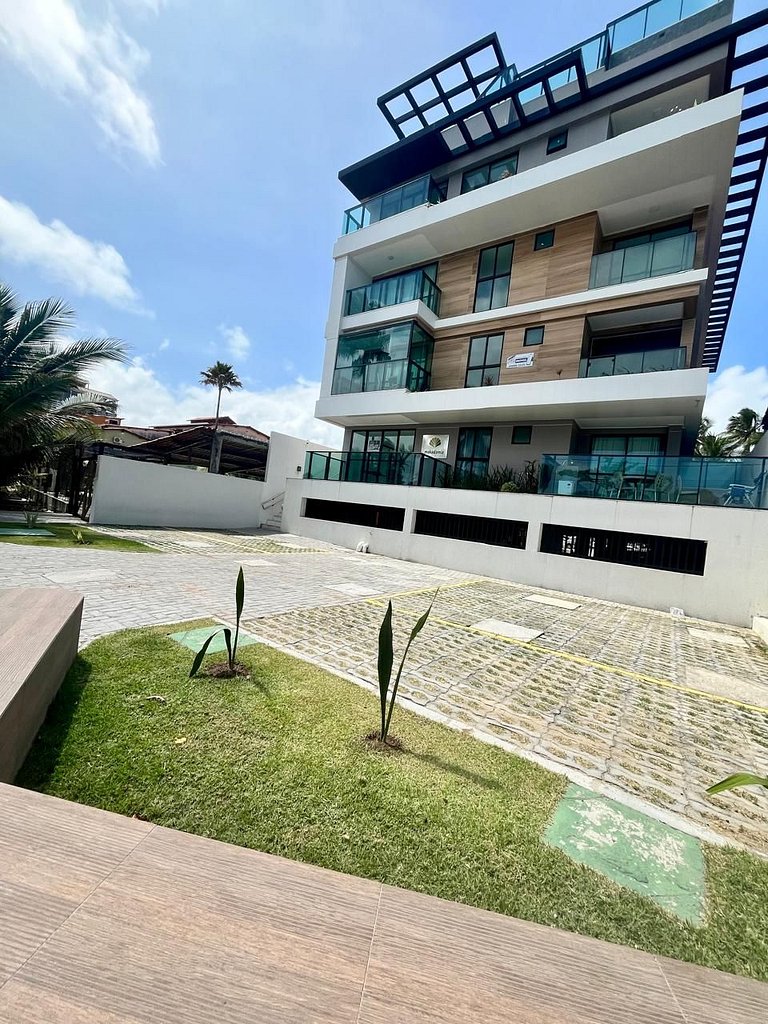 Makadamia prime 107 - Flat na beira-mar de Porto de Galinhas