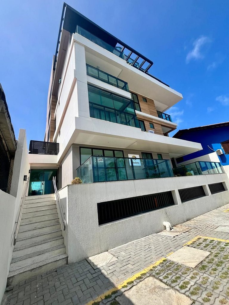 Makadamia prime 107 - Flat na beira-mar de Porto de Galinhas