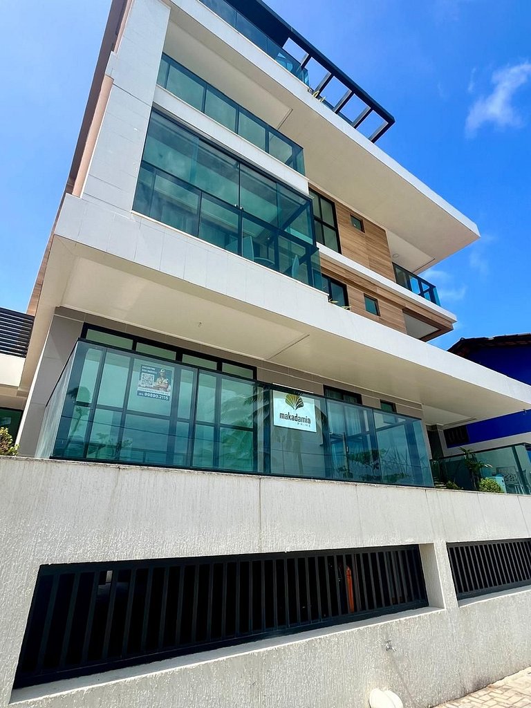 Makadamia prime 107 - Flat na beira-mar de Porto de Galinhas