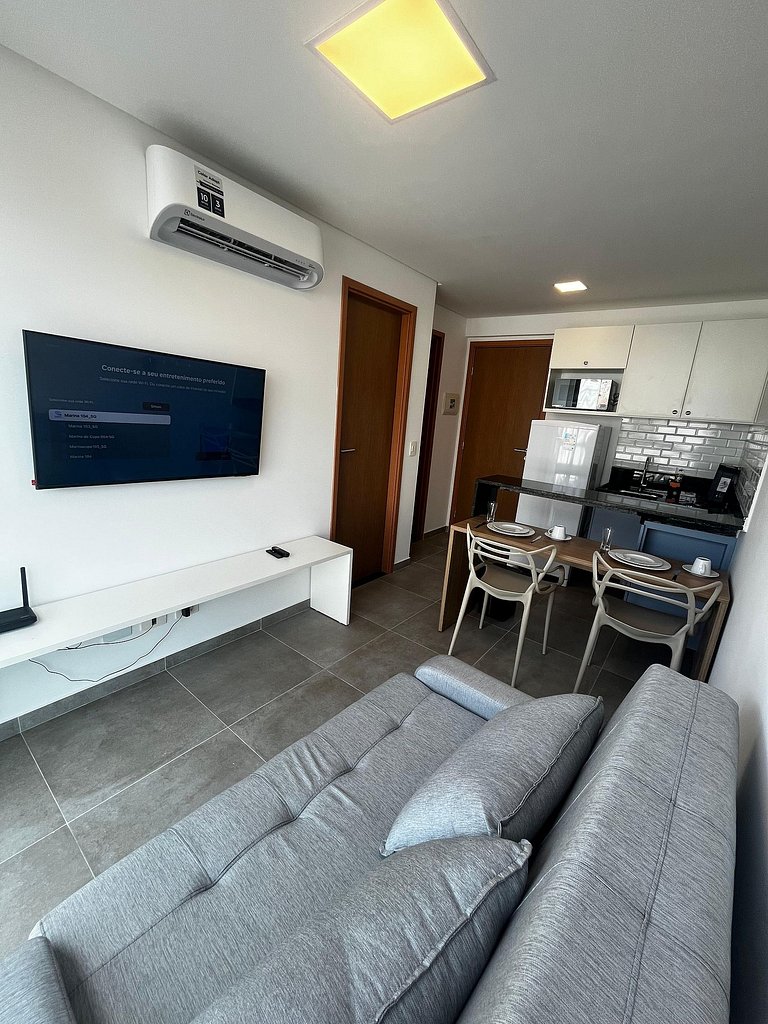 Marina do Cupe 104 - Flat premium na Praia do Cupe