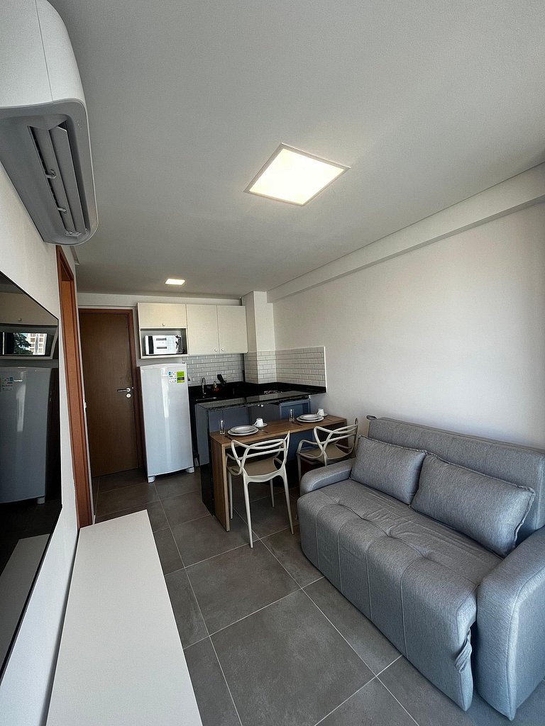 Marina do Cupe 203 - Flat premium na Praia do Cupe